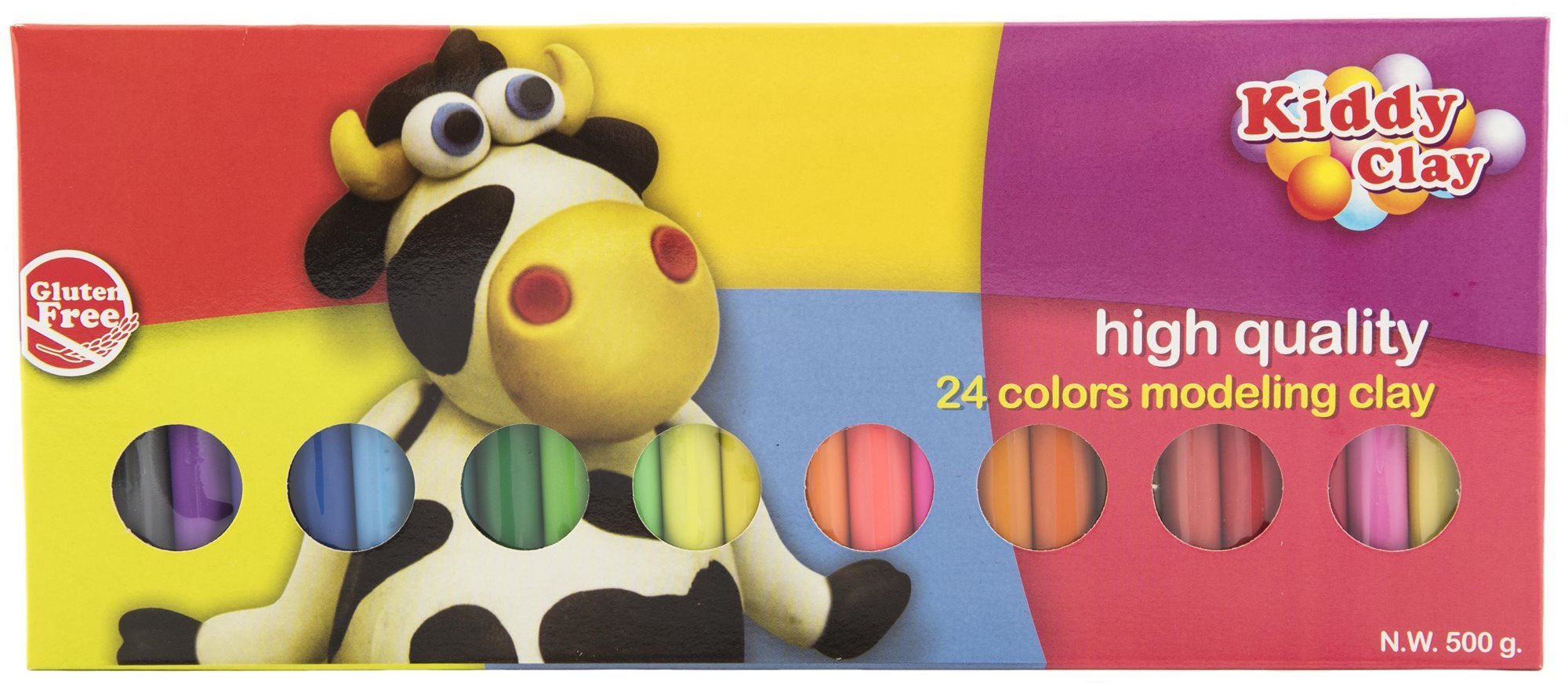 Teddies Modelína/Plastelína NARA 500 g 24 ks