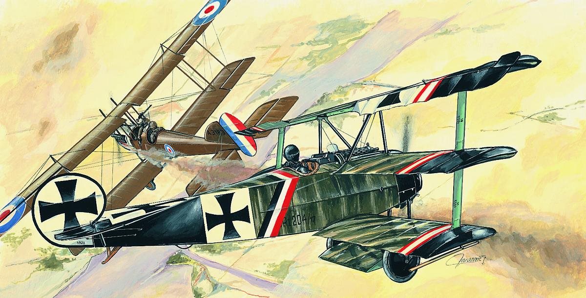 Model Fokker Dr. 1