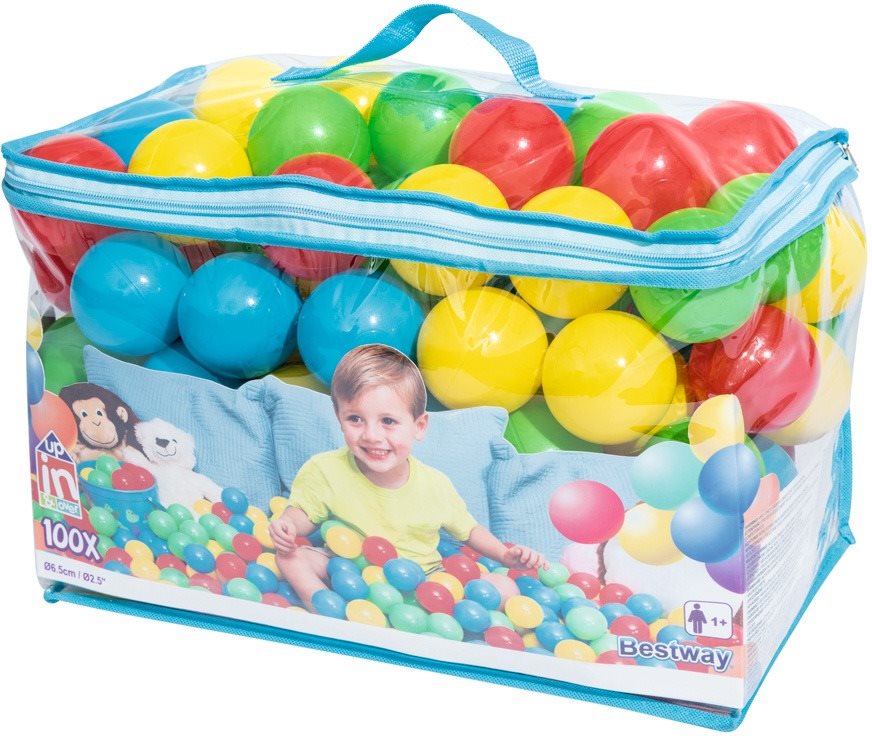 Loptičky 100 ks, 6,5 cm