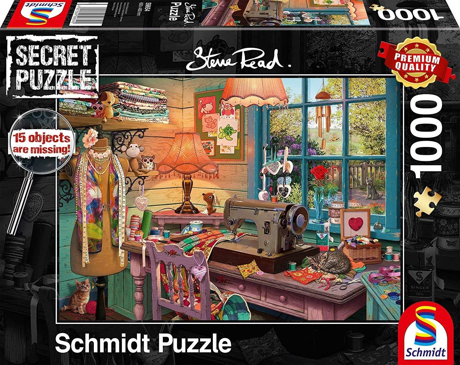 Secret puzzle Šijacia dielňa 1000 dielikov