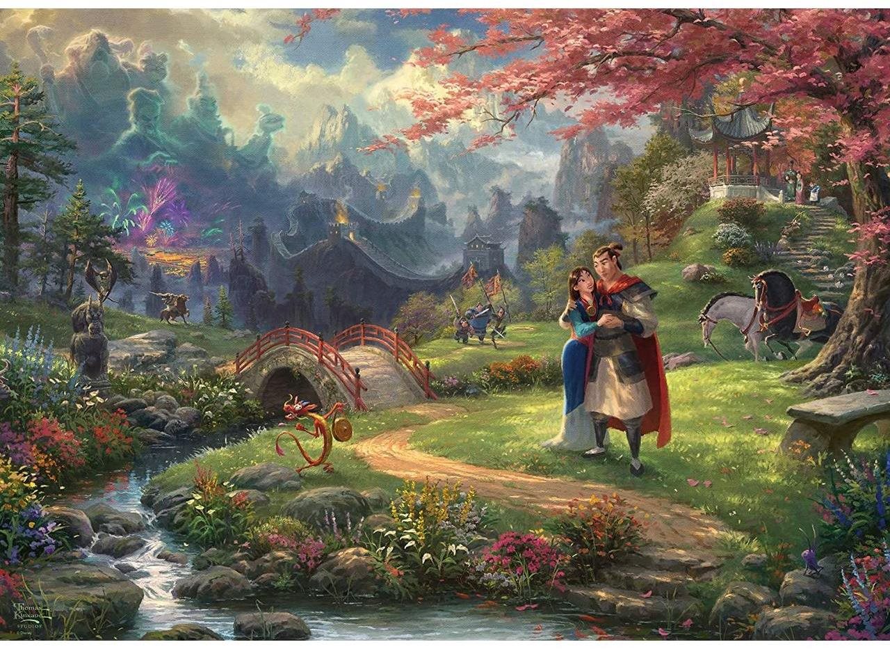 Puzzle Mulan: Kvety lásky 1000 dielikov