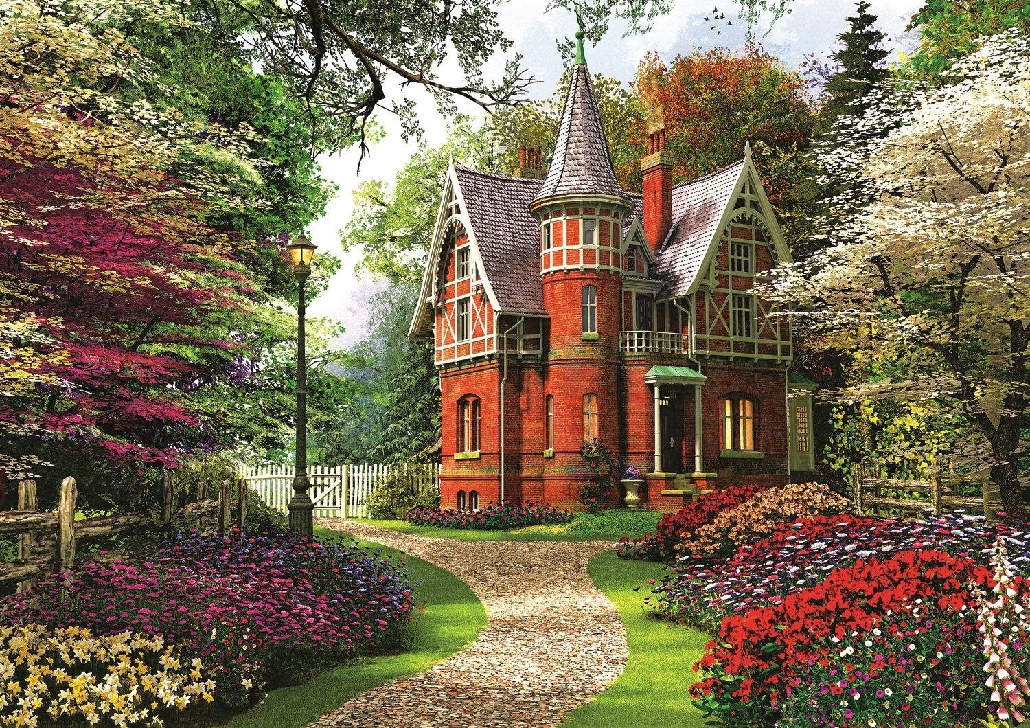 Puzzle Viktoriánska vila 1000 dielikov