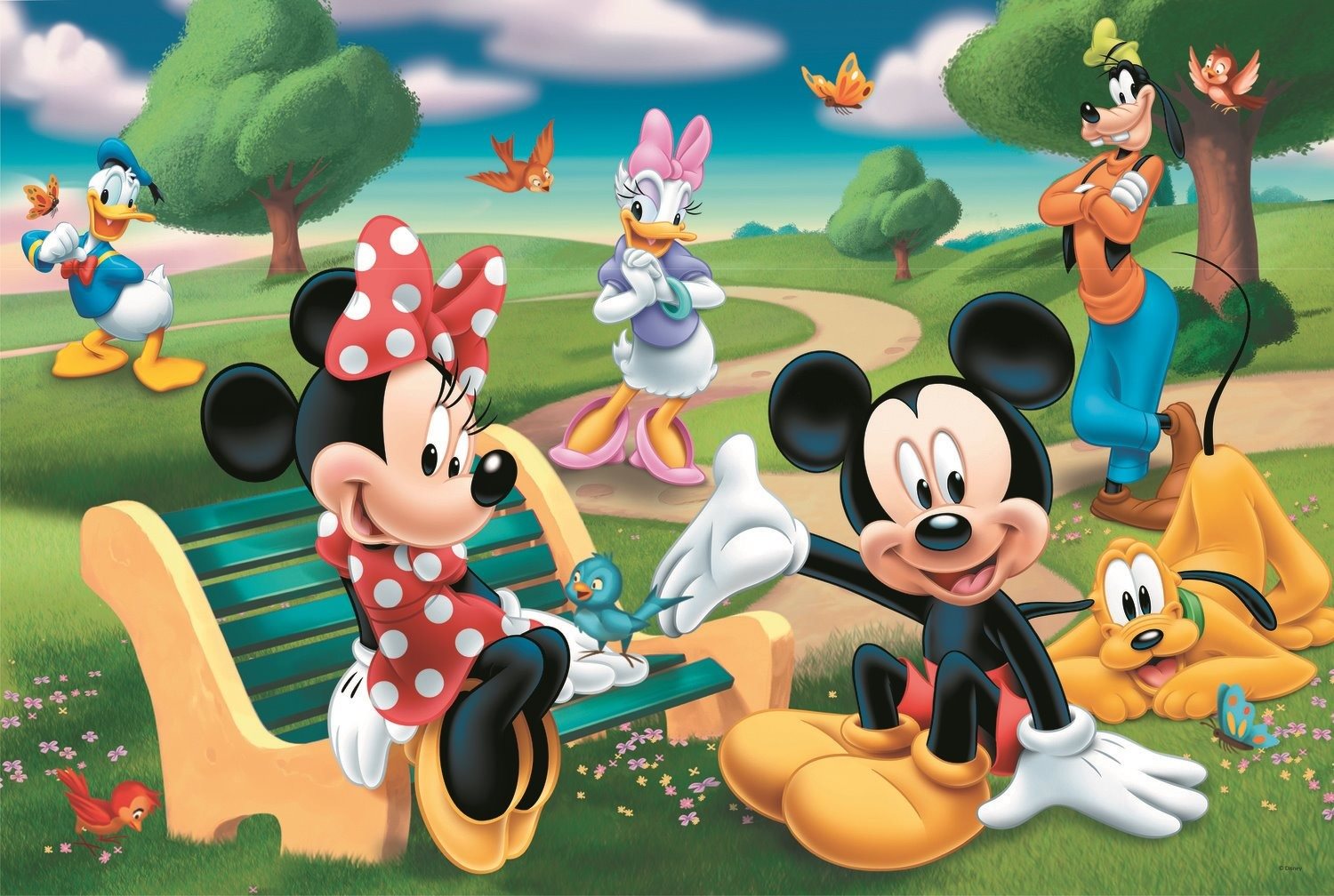 Puzzle Mickey Mouse a priatelia MAXI 24 dielikov