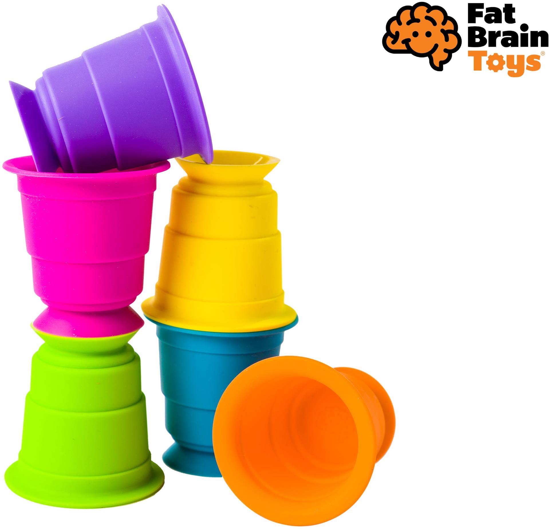 Fat Brain prísavkové kelímky Suction Kupz