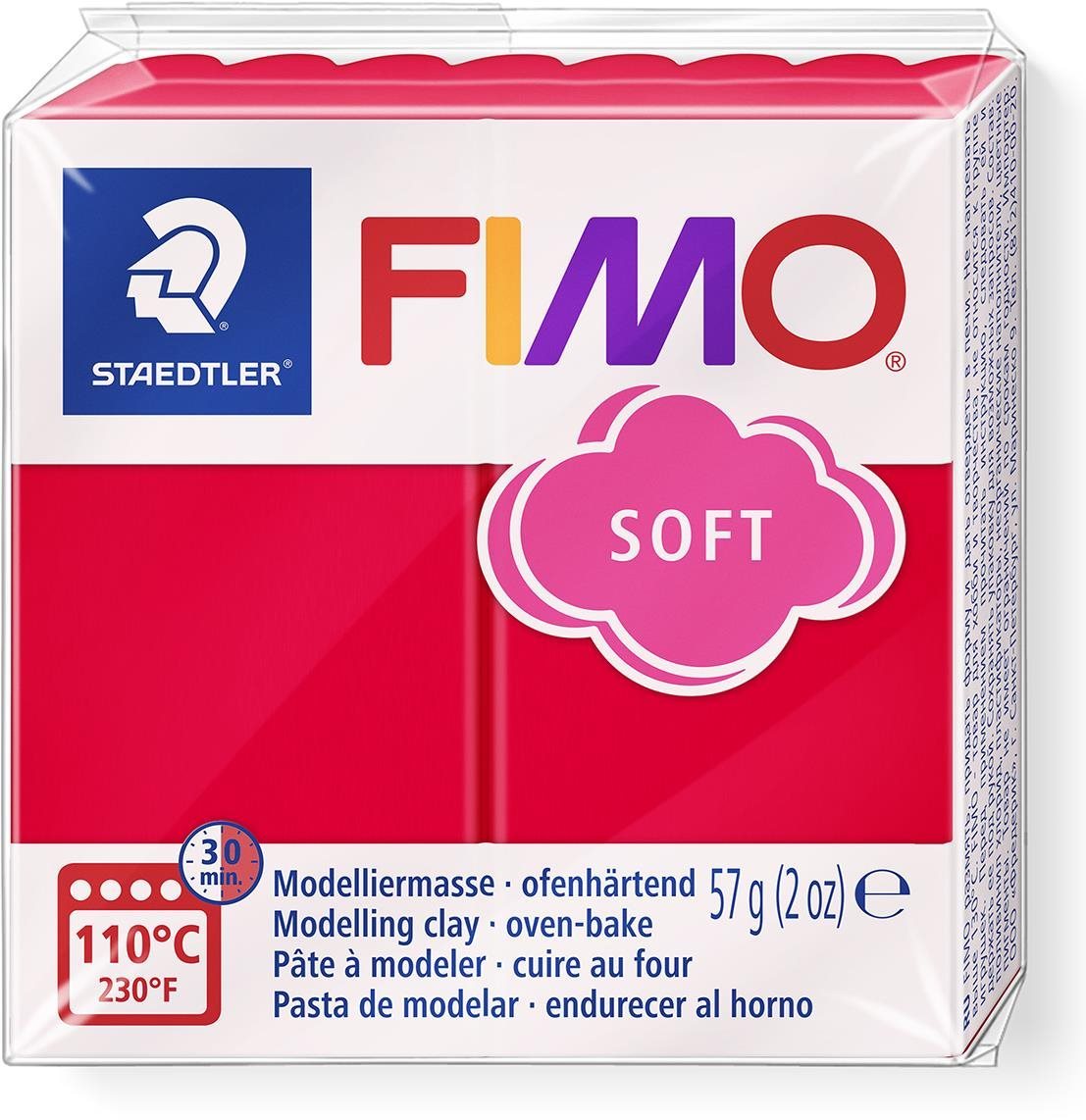 FIMO soft 8020 56 g červená