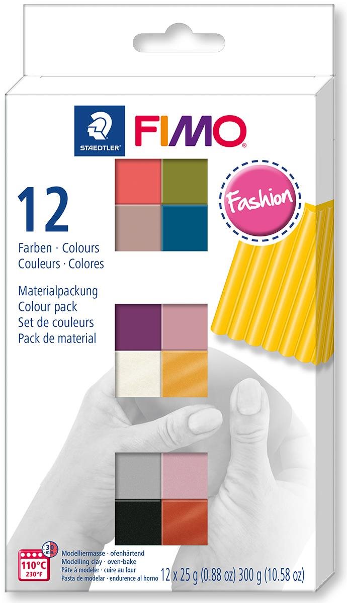 FIMO soft sada 12 farieb 25 g FASHION