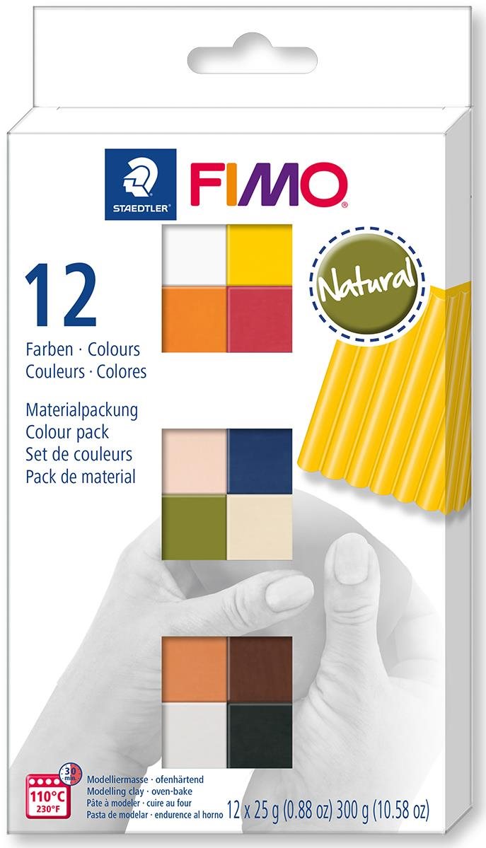 FIMO soft sada 12 farieb 25 g NATURAL