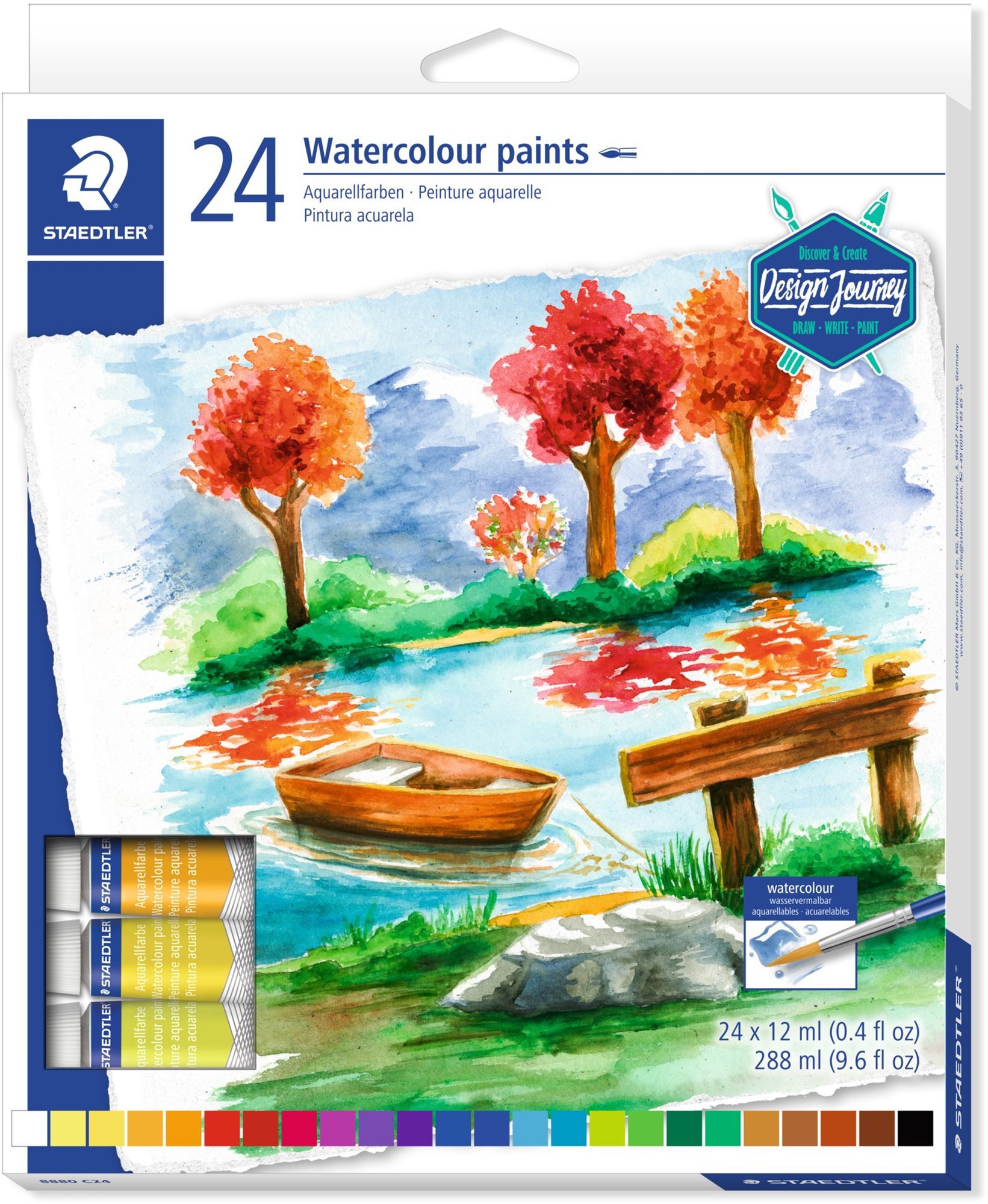 STAEDTLER Design Journey 12 ml 24 farieb