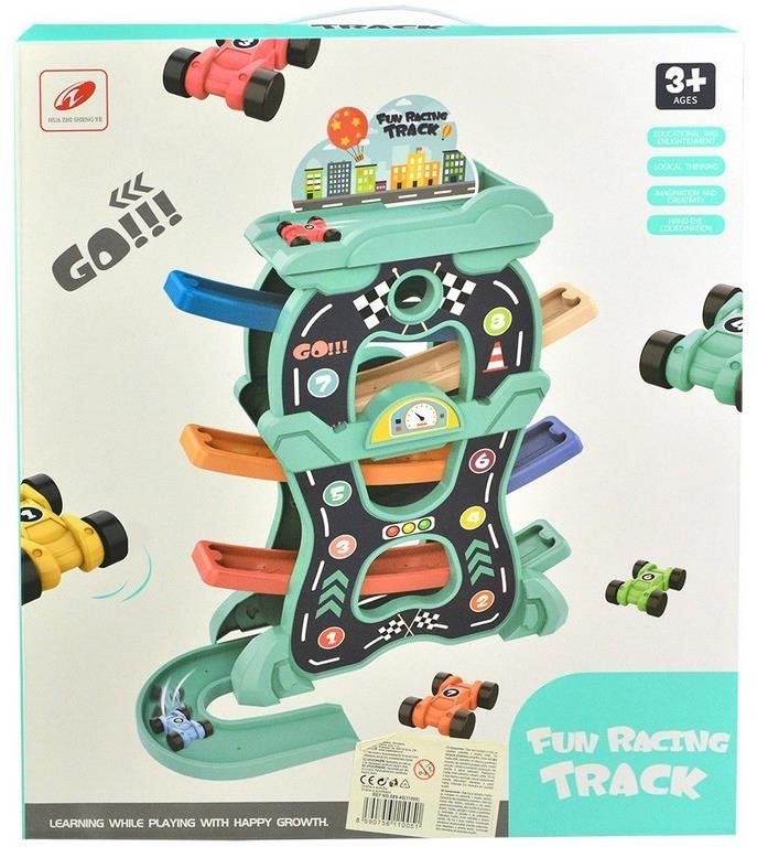 Autodráha poschodová s autami