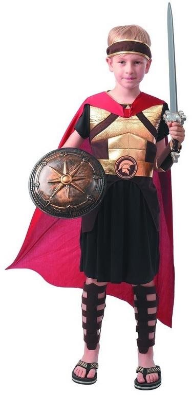 Šaty na karneval - gladiátor, 120 - 130 cm