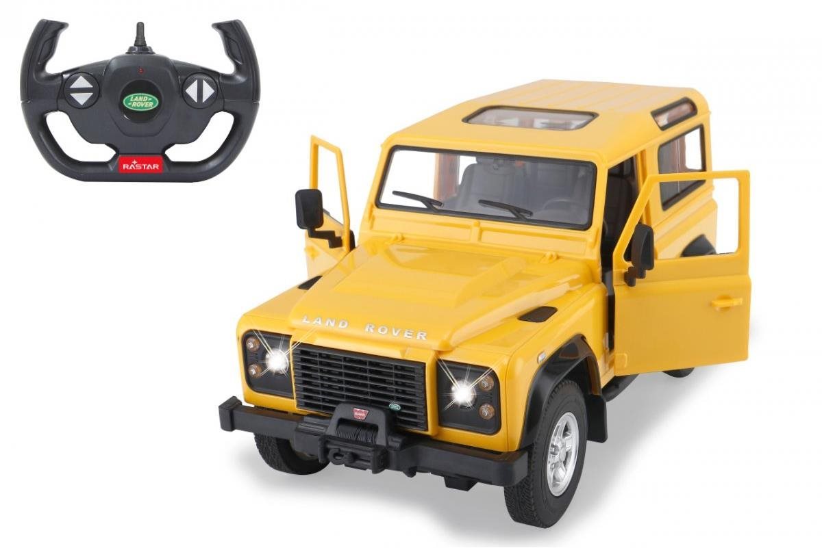 Land Rover Defender 1 : 14 žltý 2,4 GHz
