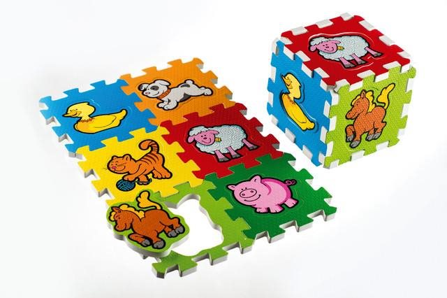 Teddies Penové puzzle Moje prvé zvieratká