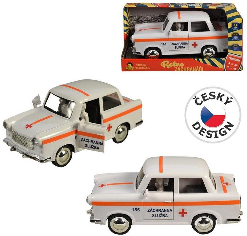 Auto záchranná služba na zotrvačník, 6x17x8cm