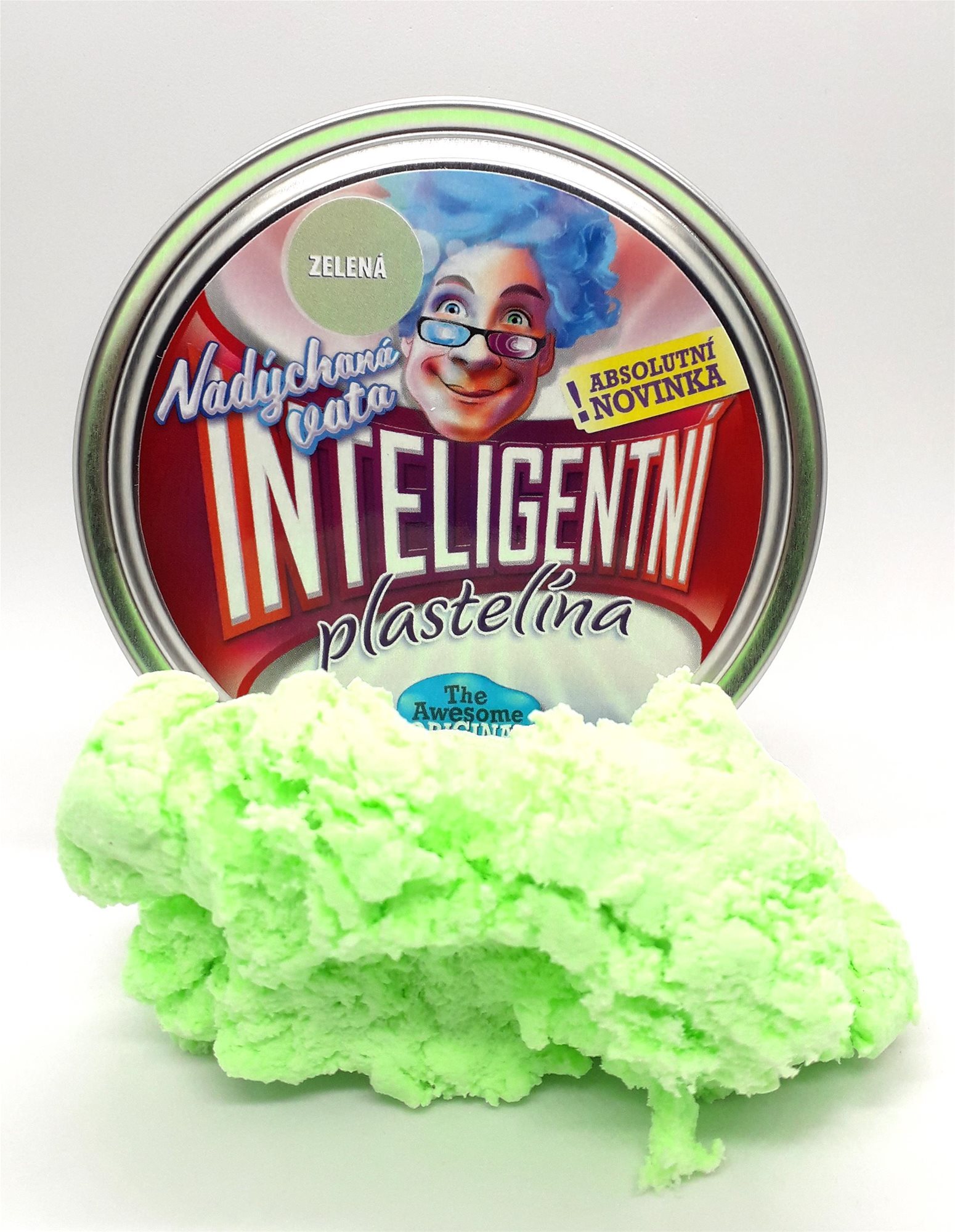 Inteligentná plastelína – Nadýchaná vata zelená