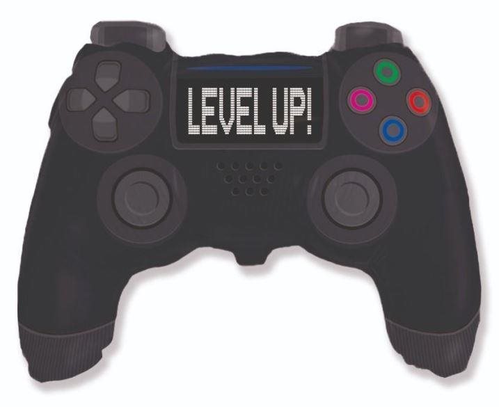 Balón fóliový - joystick - game - ovládač - 60 cm