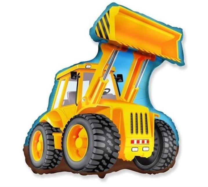 Balón fóliový stavebný bager – 60 cm