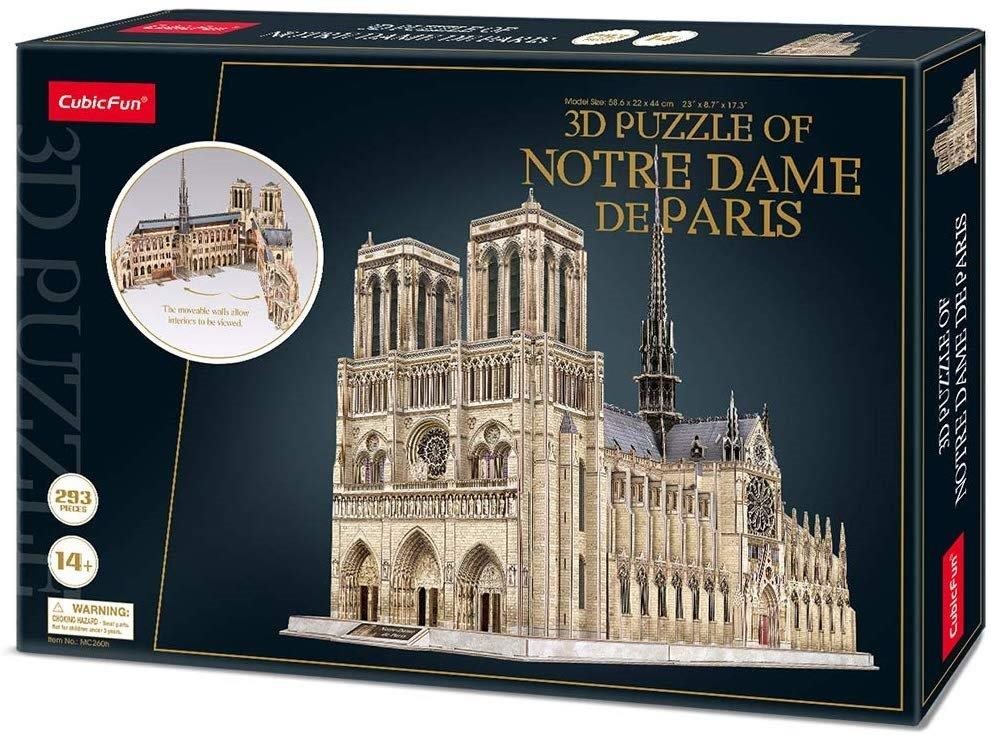 Cubicfun 3D puzzle Katedrála Notre-Dame 293 dielikov