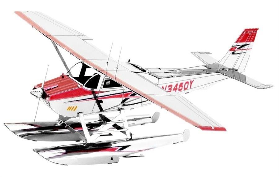Metal Earth 3D puzzle Cessna 182 Hydroplán