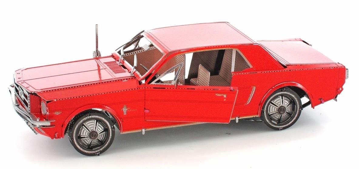 Metal Earth 3D puzzle Ford Mustang 1965 (červený)