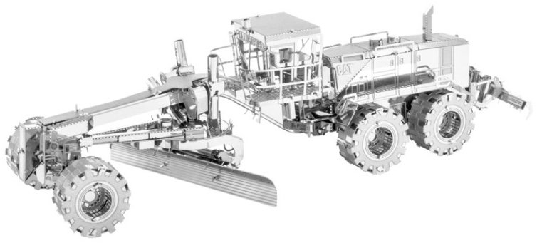 Metal Earth Luxusná oceľová stavebnica CAT Grader