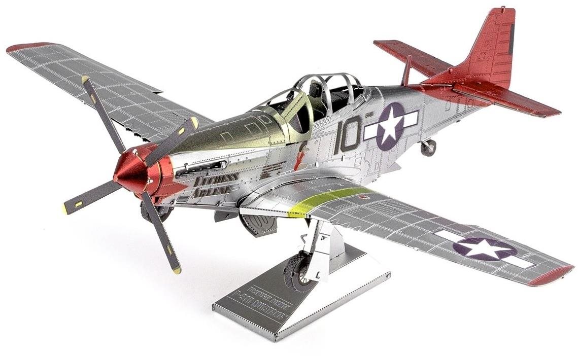 Metal Earth 3D puzzle Tuskegee Airmen P-51D Mustang (ICONX)