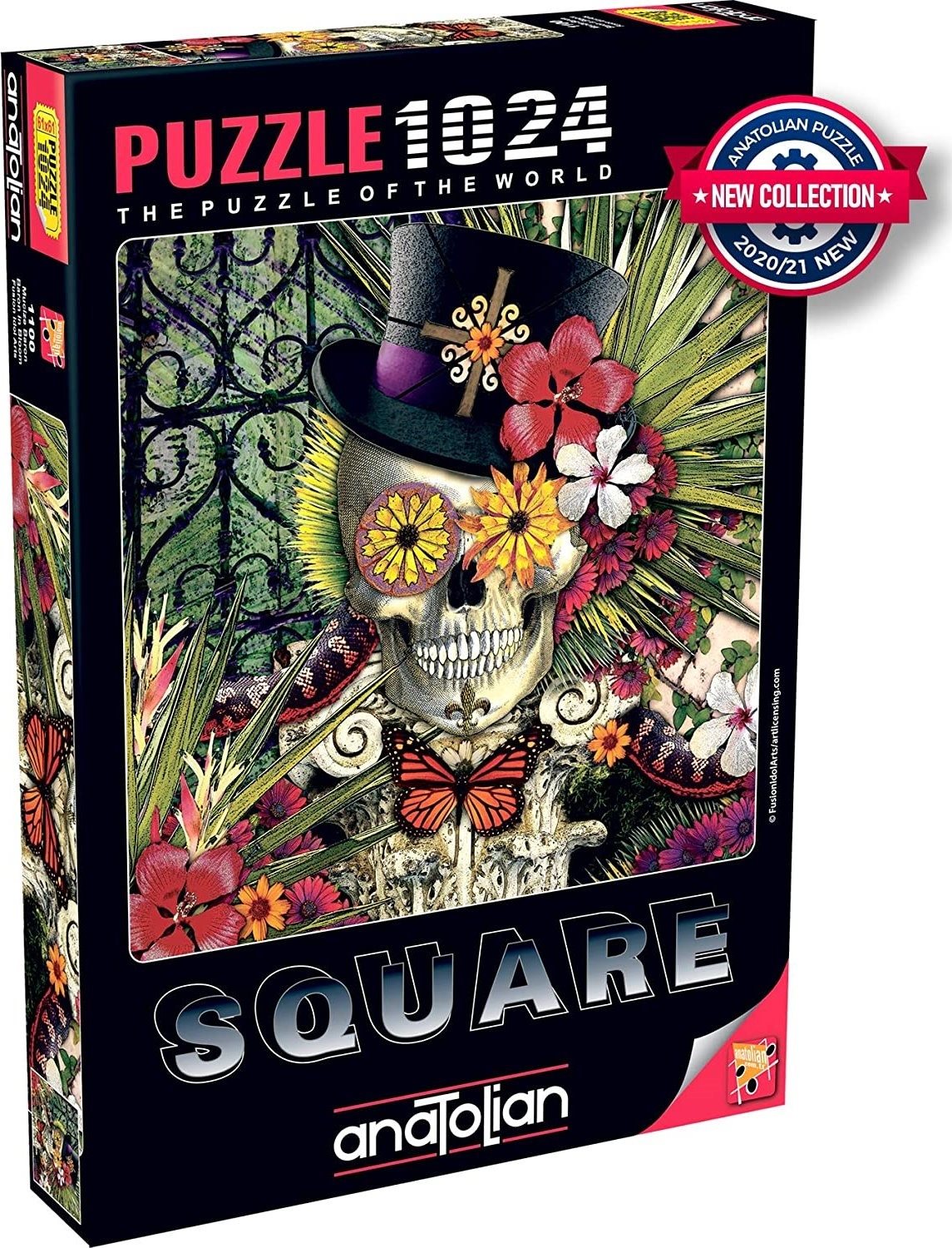 Anatolian Štvorcové puzzle Barón v rozkvete 1024 dielikov