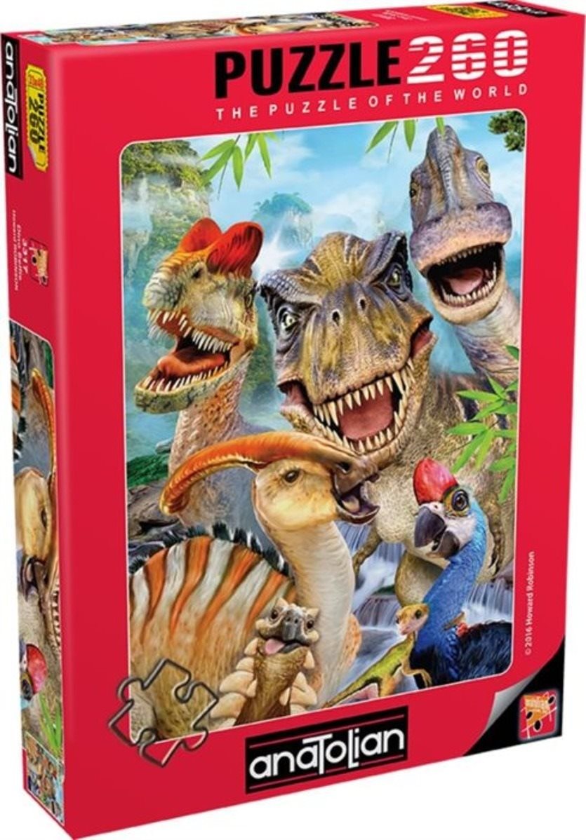 Anatolian Puzzle Dinosaurie selfie 260 dielikov