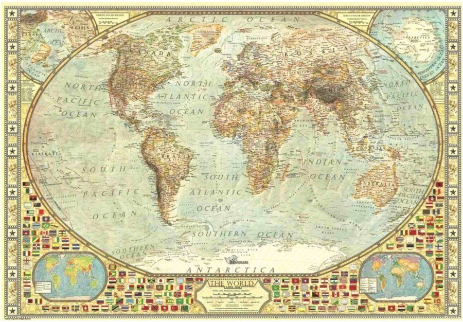 Anatolian Puzzle Mapa sveta 2000 dielikov