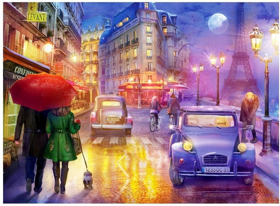 Anatolian Puzzle Nočný Paríž 1000 dielikov
