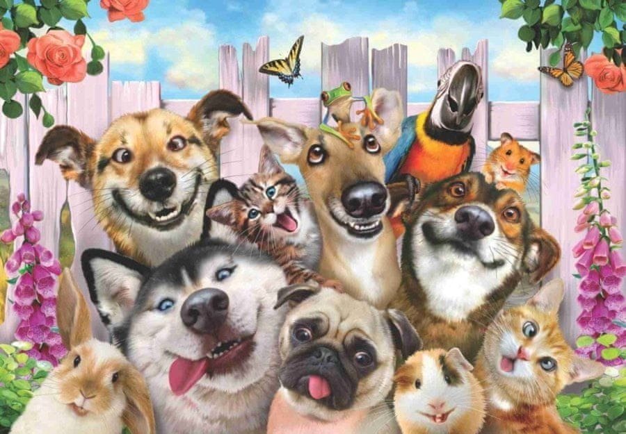 Anatolian Puzzle Selfie domácich maznáčikov 500 dielikov