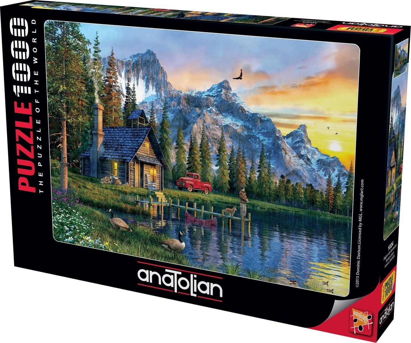 Anatolian Puzzle Západ slnka na chalupou 1000 dielikov