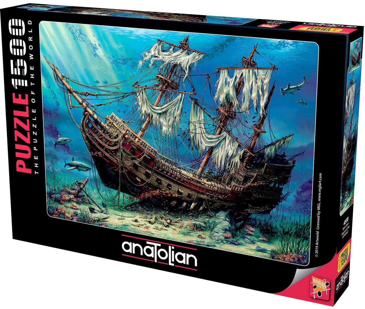 Anatolian Puzzle Stroskotaná loď 1500 dielikov