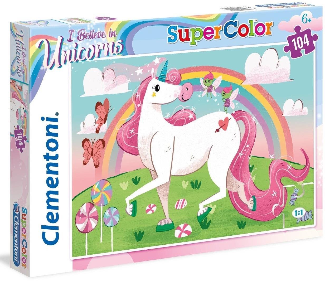 Clementoni Briliant puzzle I Believe in Unicorns 104 dielikov