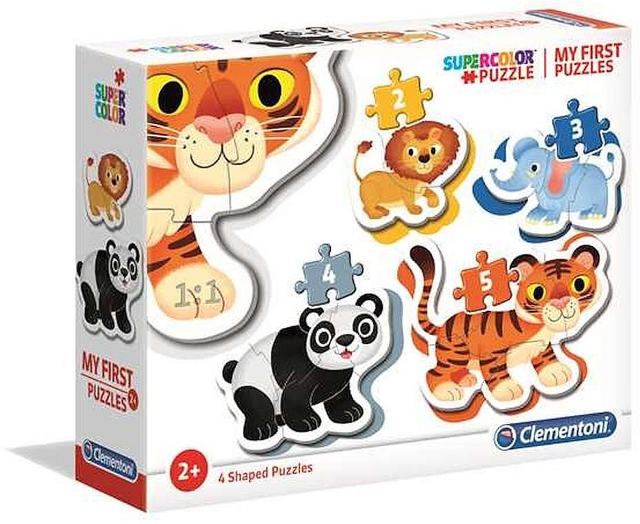 Clementoni Moje prvé puzzle Safari 4 v 1 (2, 3, 4, 5 dielikov)