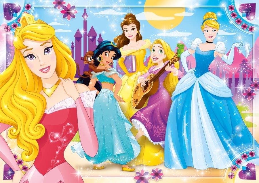 Clementoni Puzzle Disney princezné MAXI 104 dielikov