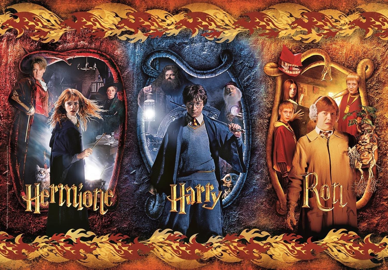 Clementoni Puzzle Harry Potter: Harry, Ron a Hermiona 104 dielikov