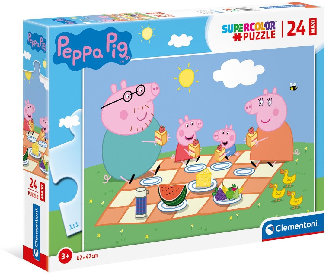 Clementoni Puzzle Prasiatko Peppa MAXI 24 dielikov