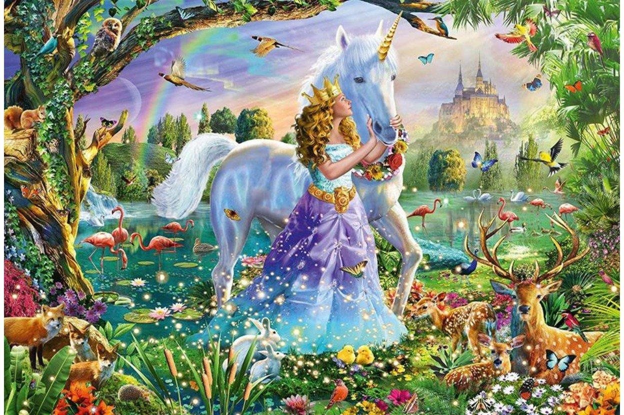 Schimdt Puzzle Princezná s jednorožcom 150 dielikov