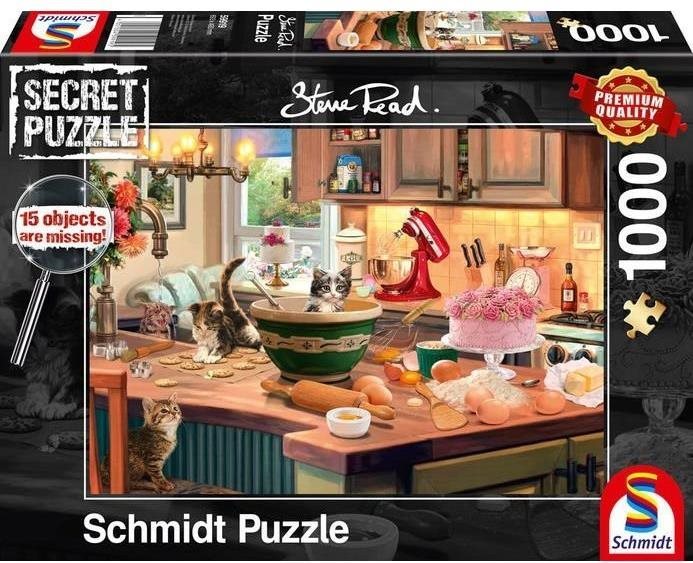 Schimdt Secret puzzle Na kuchynskom stole 1000 dielikov