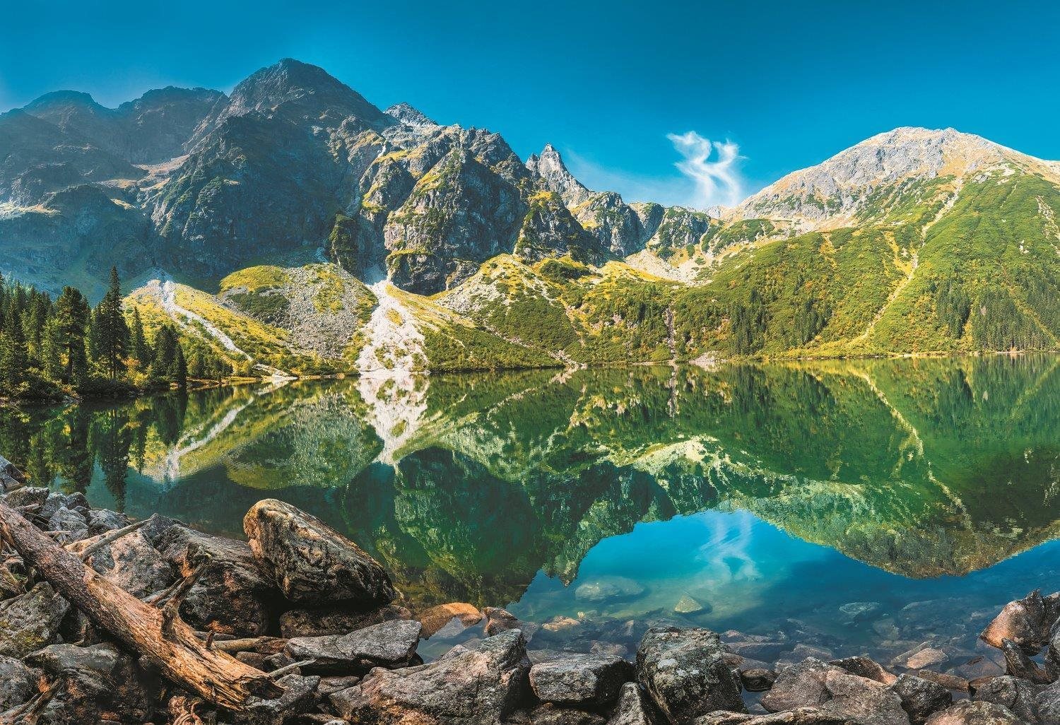 Trefl Puzzle Jazero Morskie Oko, Tatry 1500 dielikov