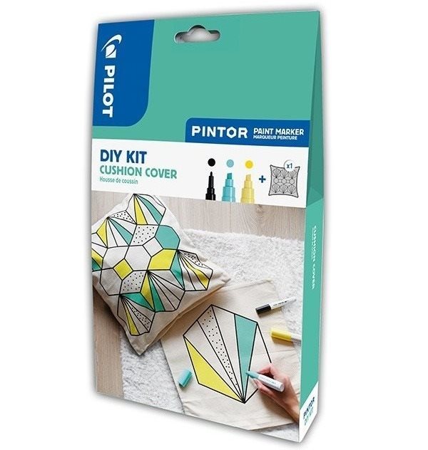 Pilot Pintor akrylový popisovač, Fine/Broad, sada 3 kusov/vankúš obliečka