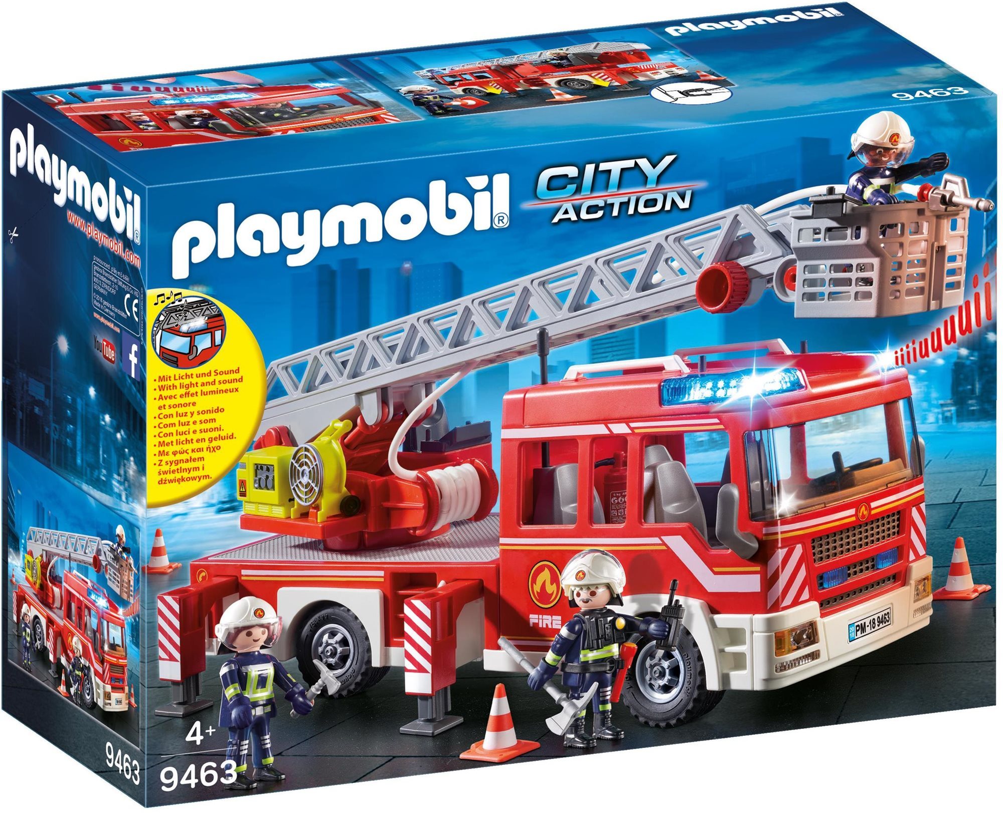 Playmobil 9463 Hasičské auto s rebríkom