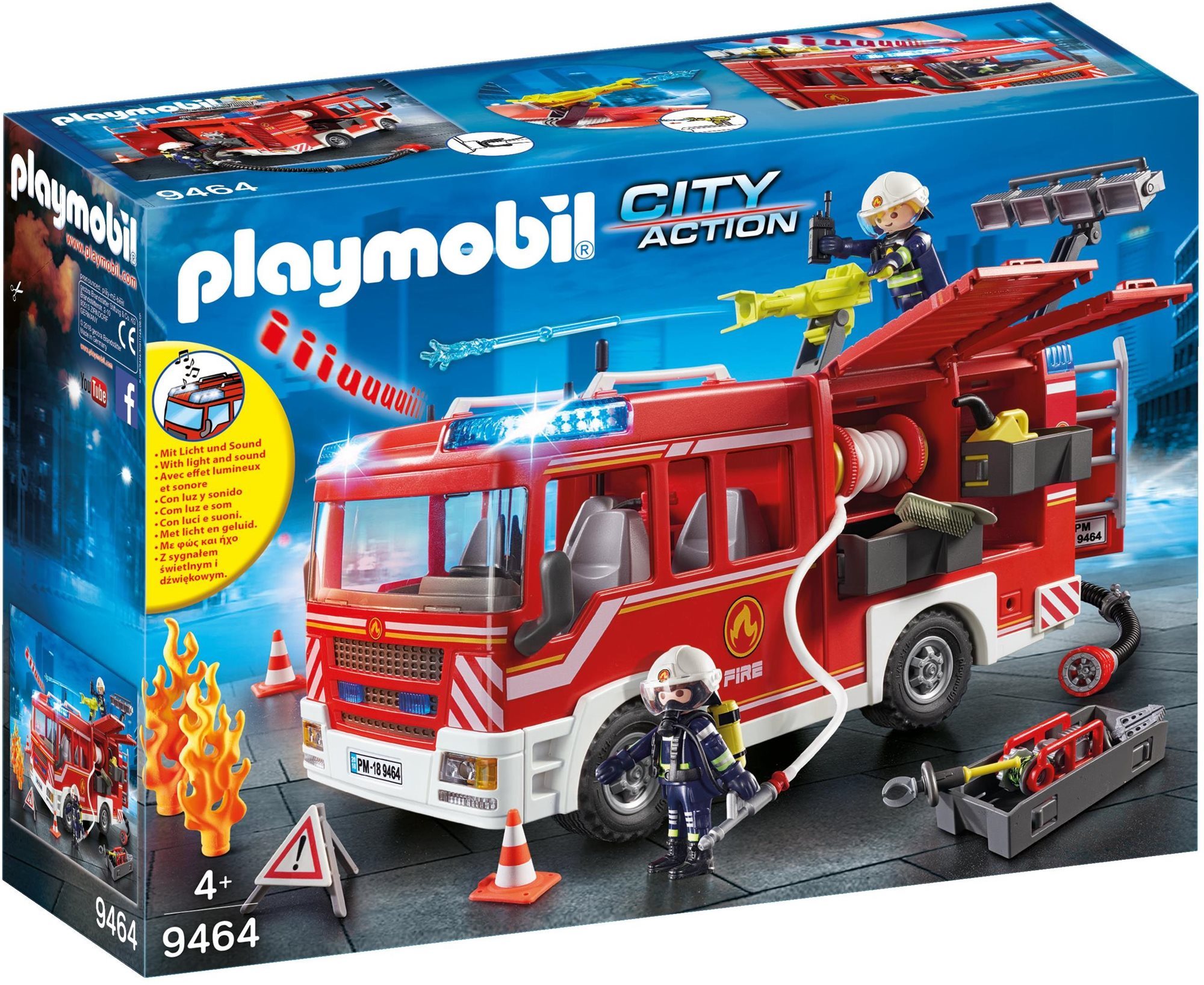 Playmobil 9464 Hasičské auto so striekačkou