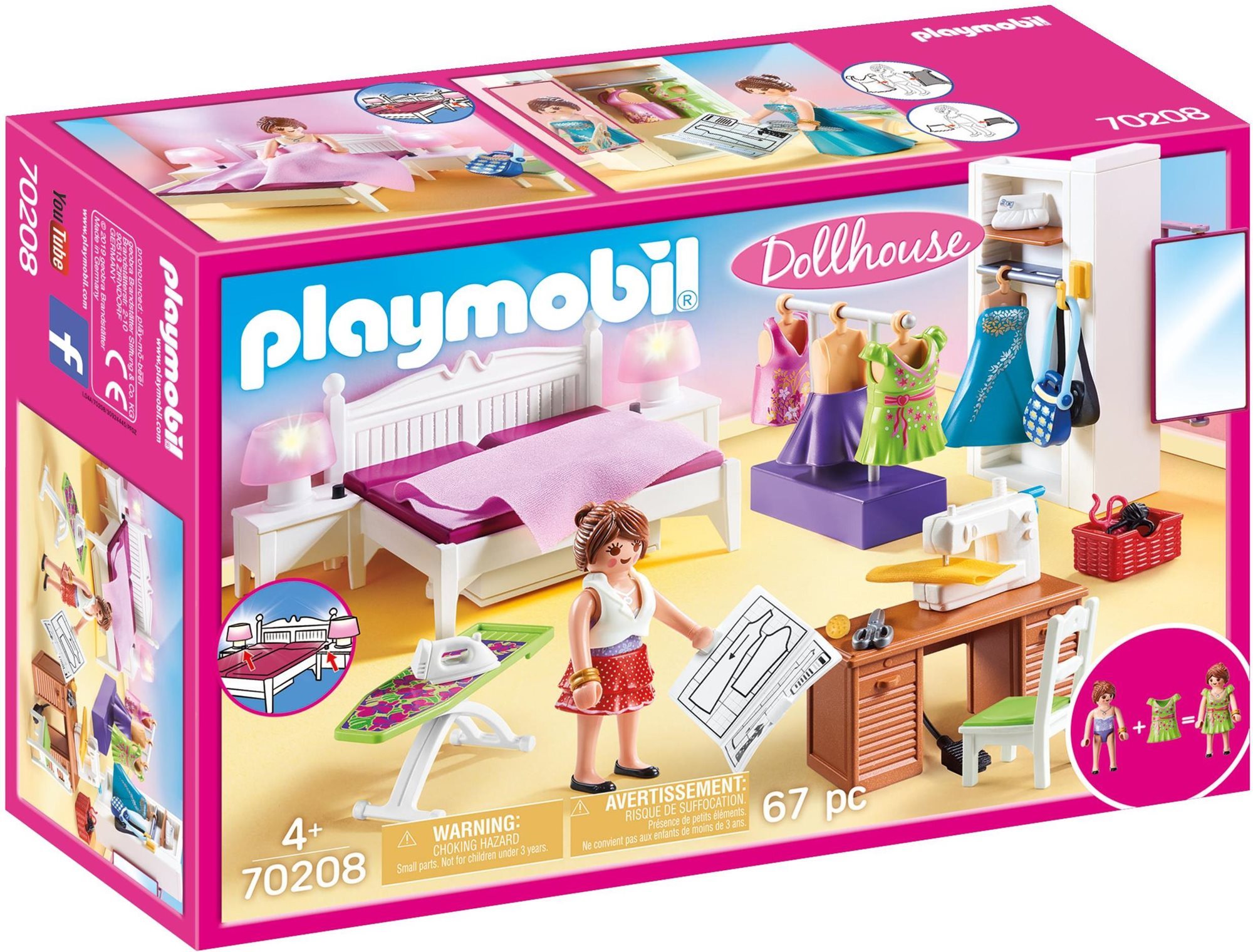 Playmobil 70208 Spálňa so šijacím strojom