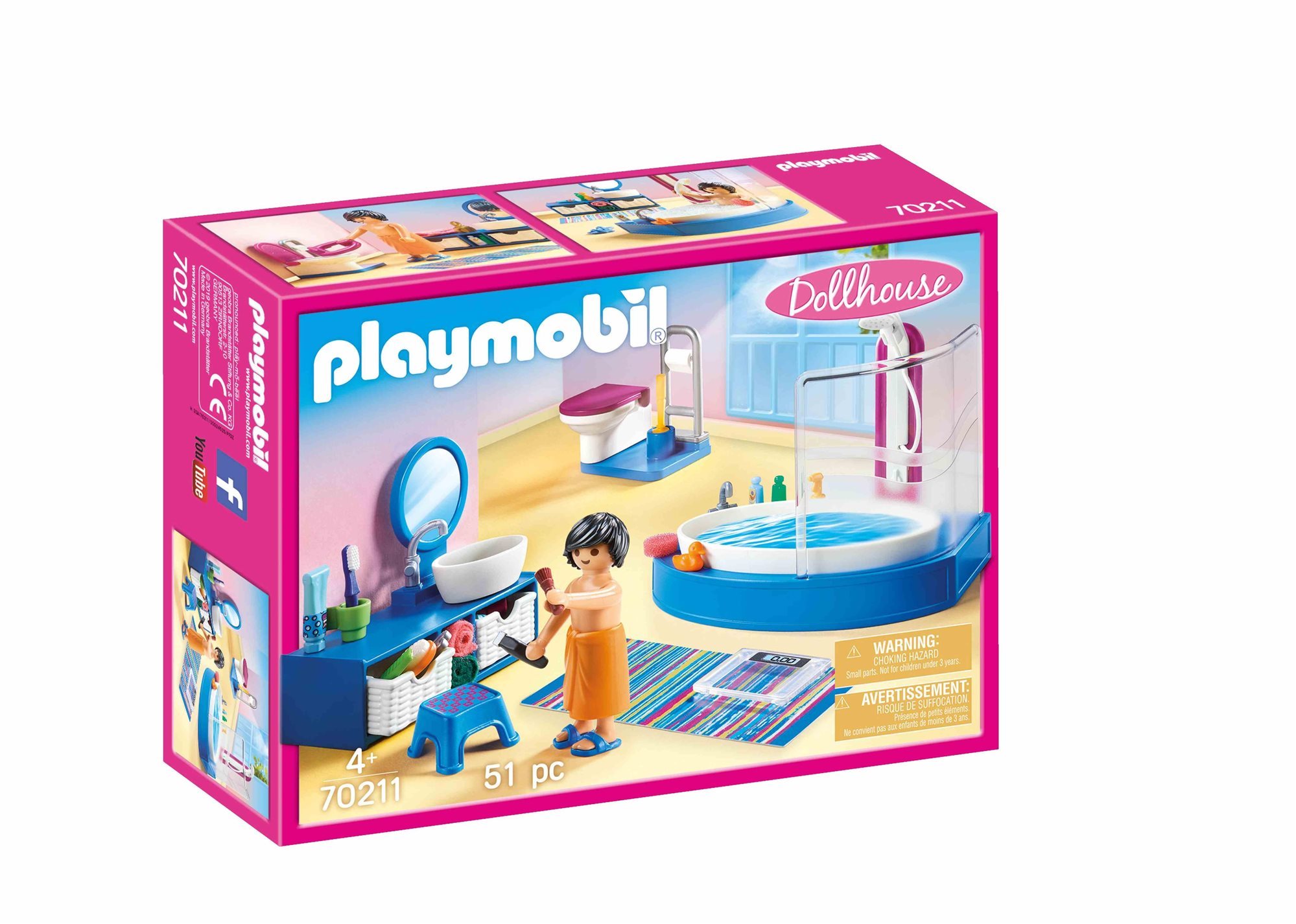 Playmobil 70211 Kúpeľňa s vaňou