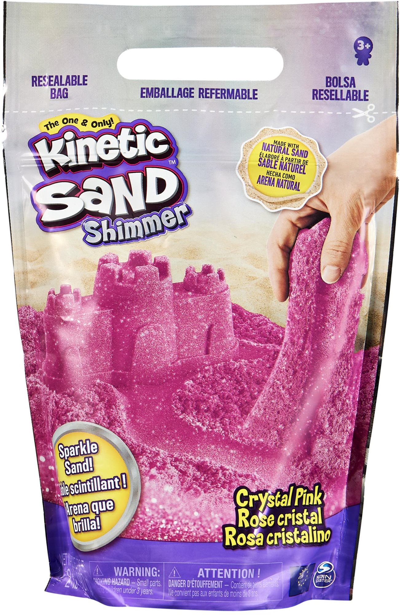 Kinetic Sand Balenie Ligotavého Ružového Piesku 0,9 Kg