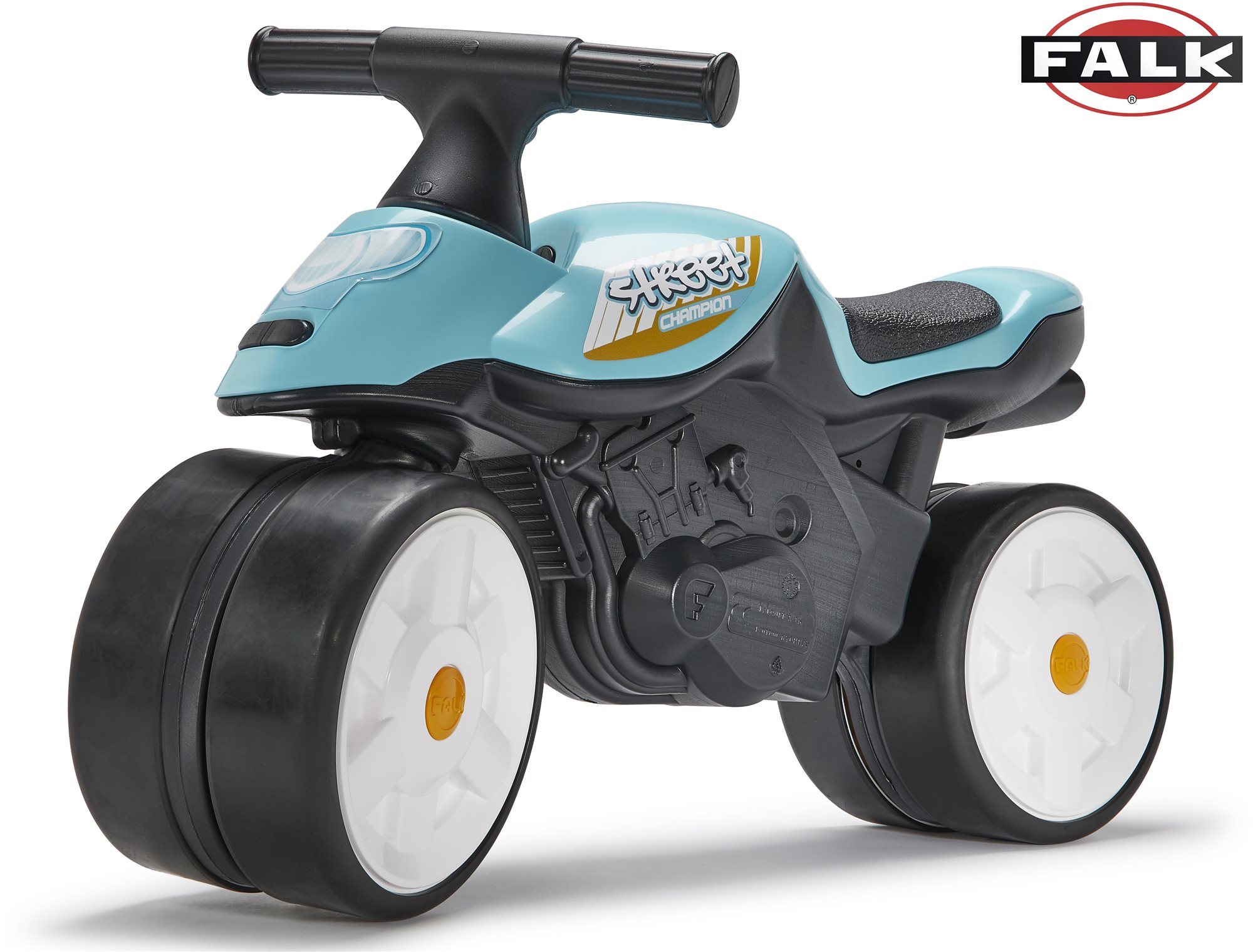 Falk Odrážadlo Baby Moto Team Bud Racing modré