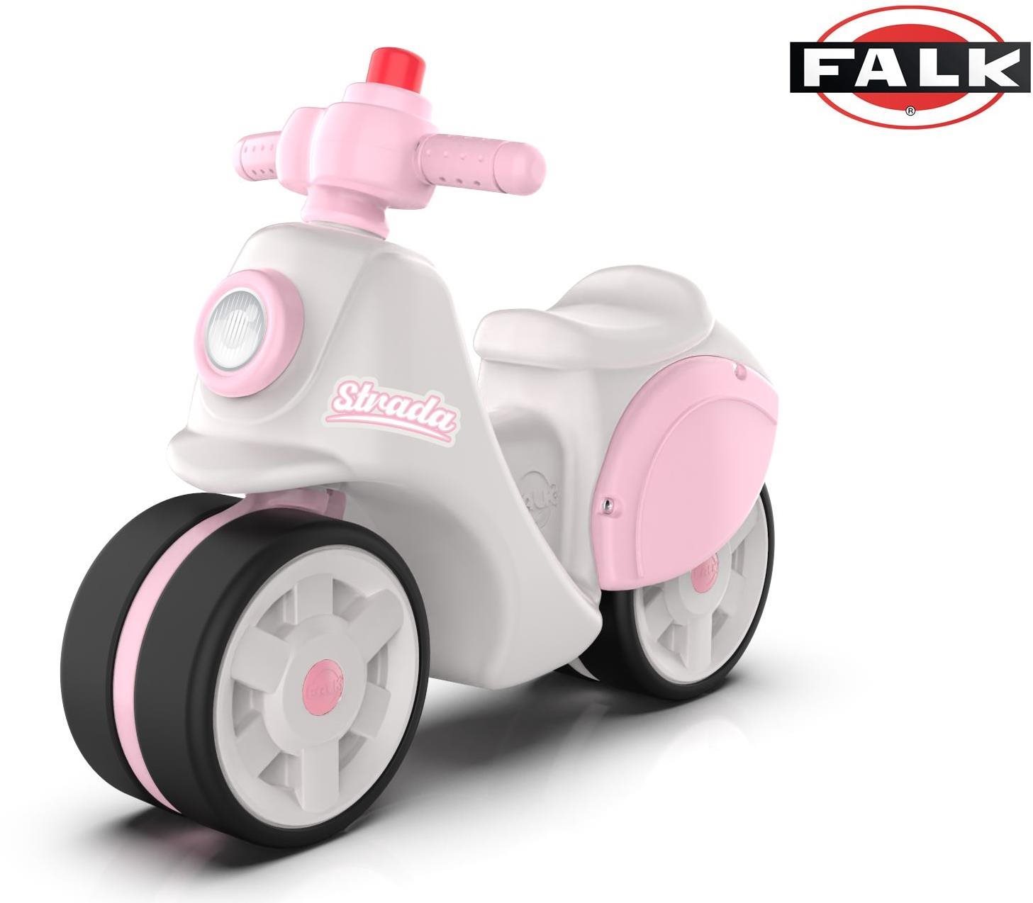 Falk Odrážadlo s tichými kolesami ružové