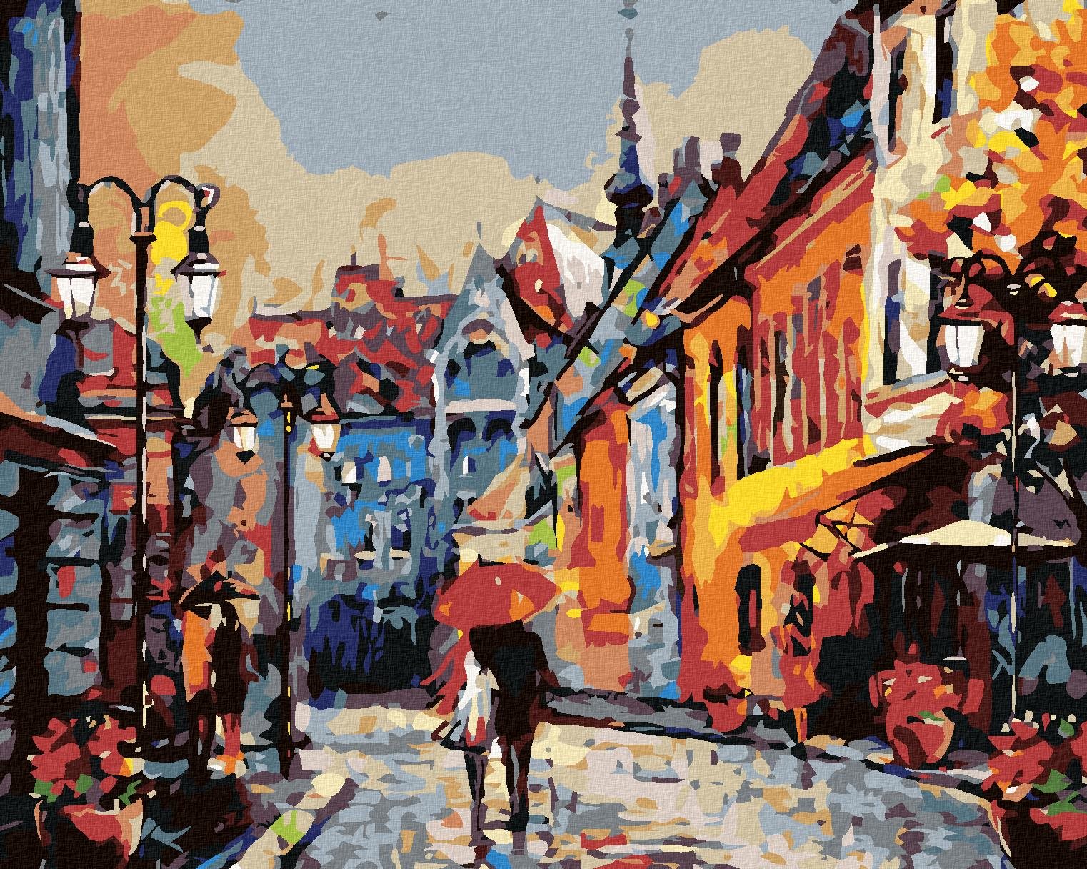 Maľovanie podľa čísel – Prechádzka po Budapešti, 80 × 100 cm, napnuté plátno na rám