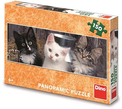 Tri mačiatka 150 panoramic puzzle